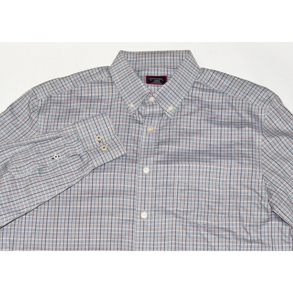 UNTUCKit Wrinkle Free Men's Long Sleeve Button Down Shirt Size Large - Picture 2 of 9